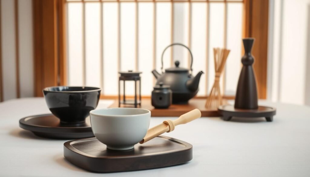 Japanese tea ceremony utensils