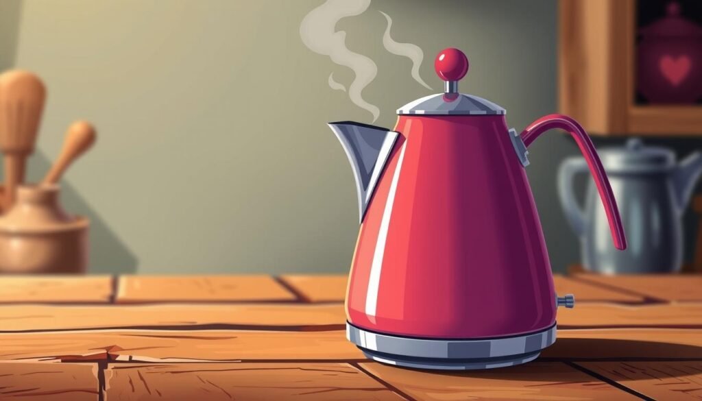 gooseneck kettle for pour-over coffee