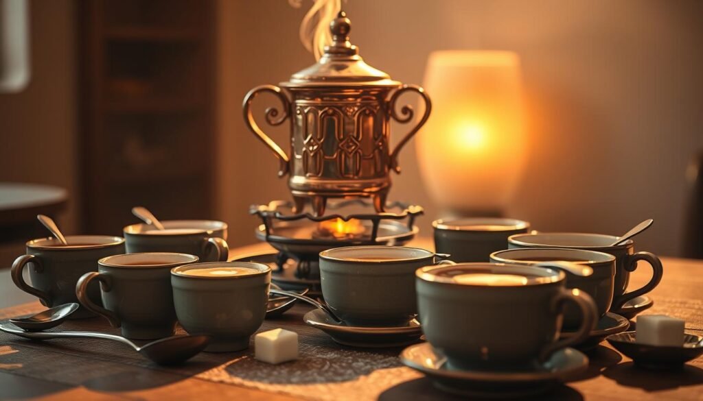 Turkish coffee brewing equipment