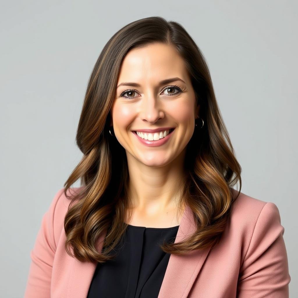 Portrait of Sarah, a marketing executive who uses Java Brain Portrait of Sarah, a marketing executive who uses Java Brain