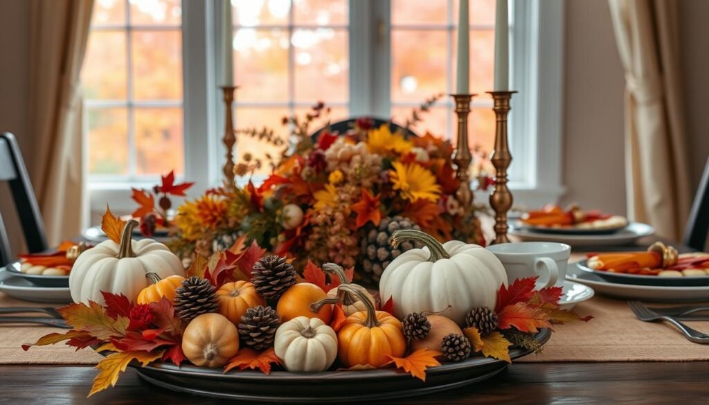 autumn table decor