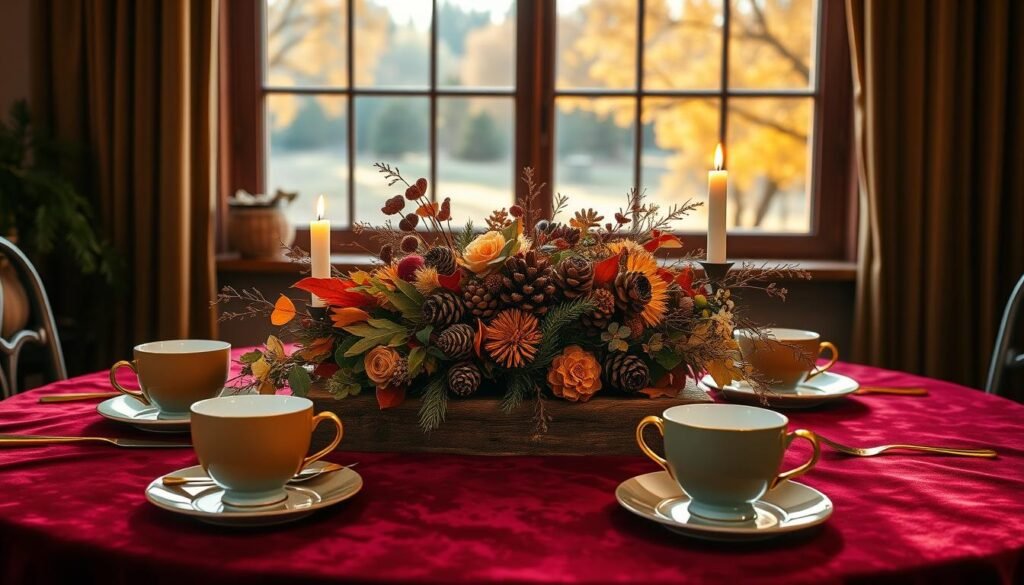 autumn table setting