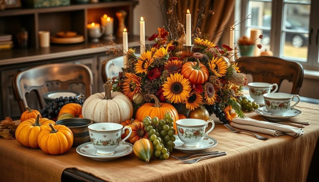 autumn table setting