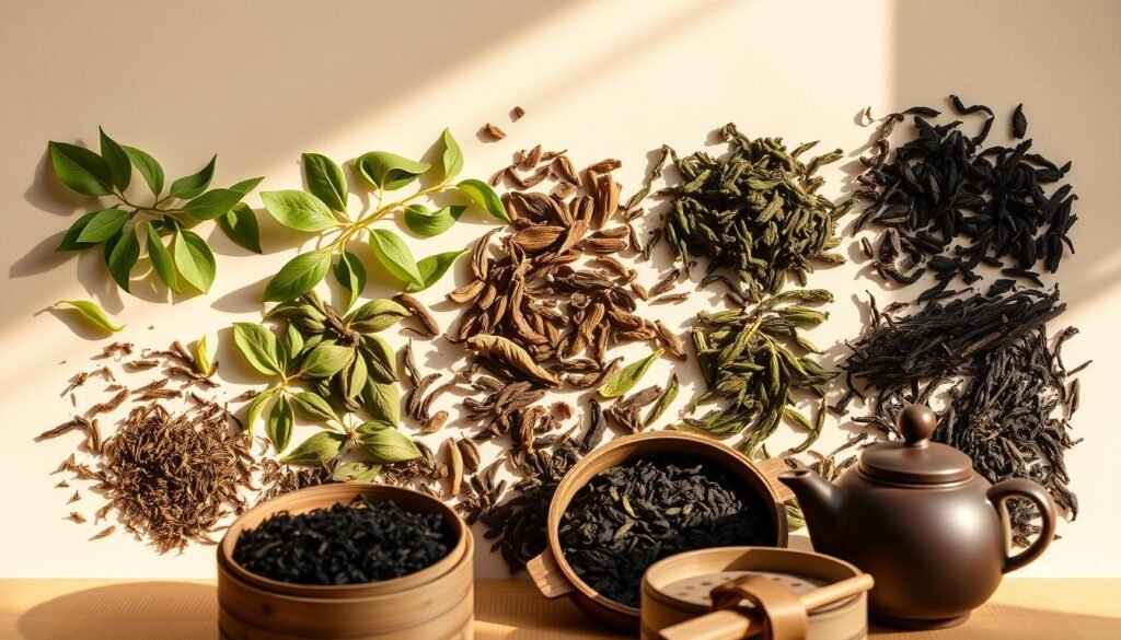 tea varieties and processing