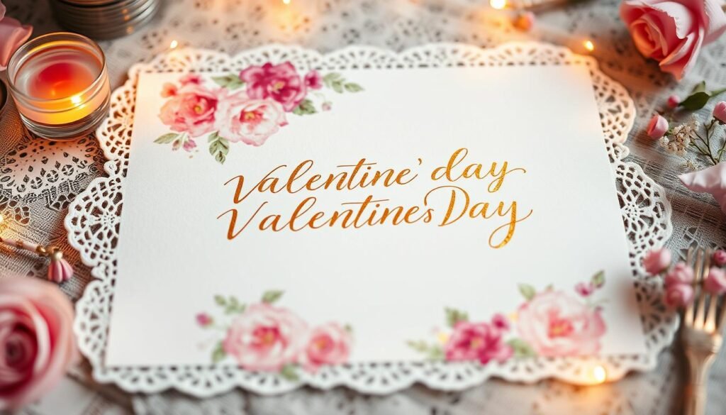 DIY Valentine's Day tea party invitations