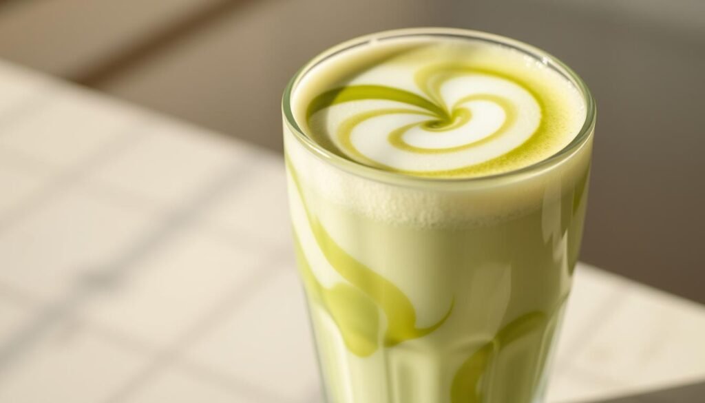 Iced Matcha Green Tea Latte