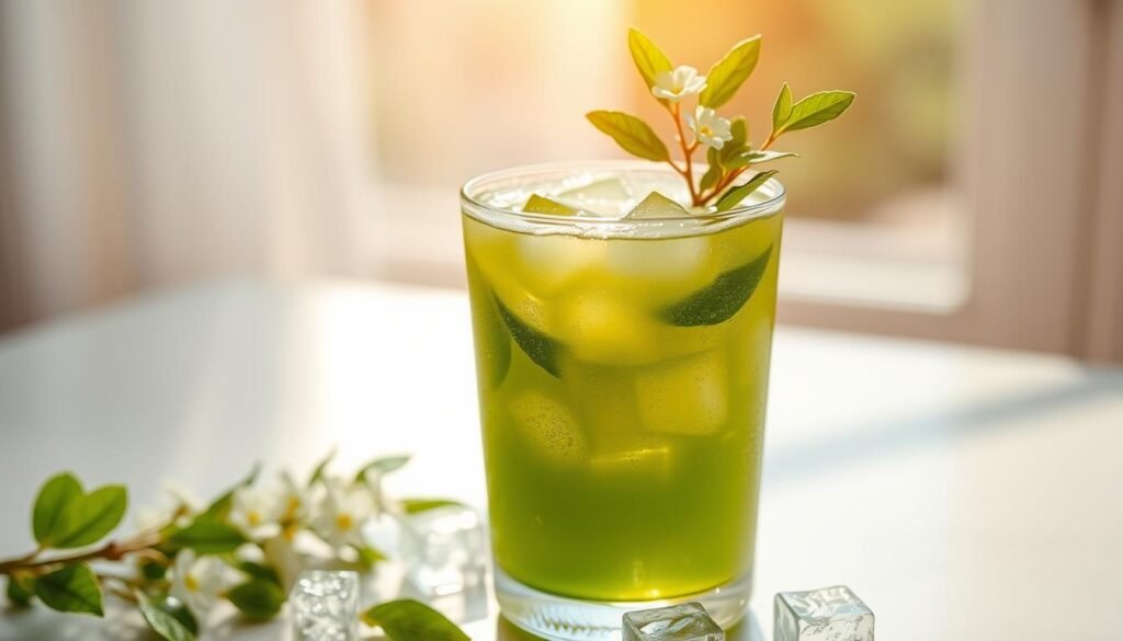 Refreshing Iced Moringa Tea