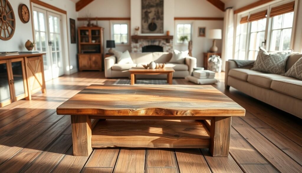Rustic Coffee Table Color Palette