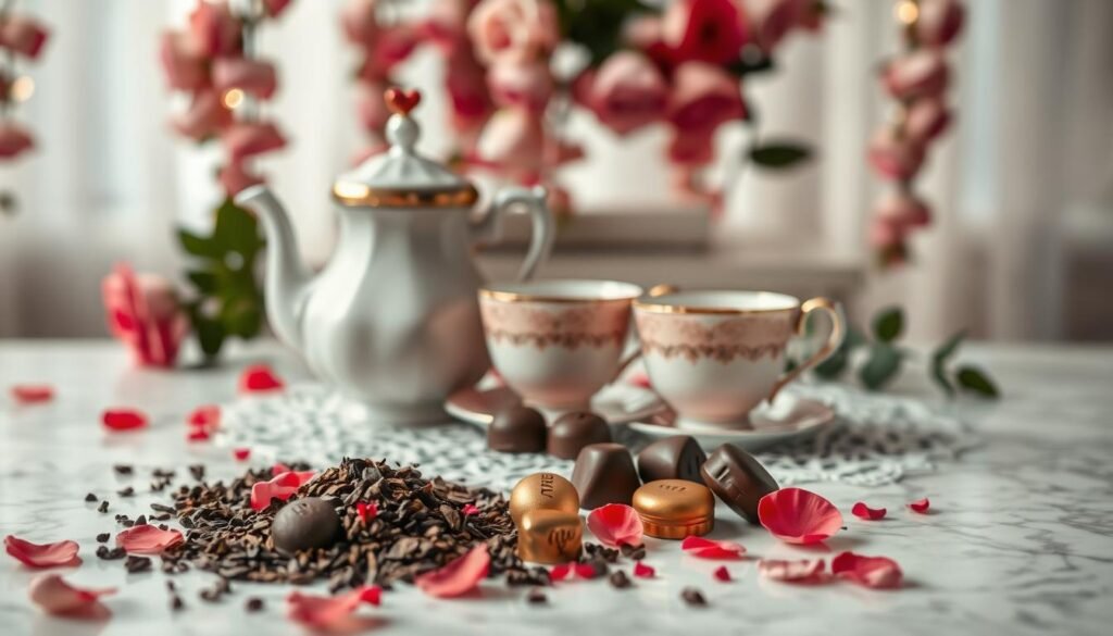 Valentine's Day tea selection