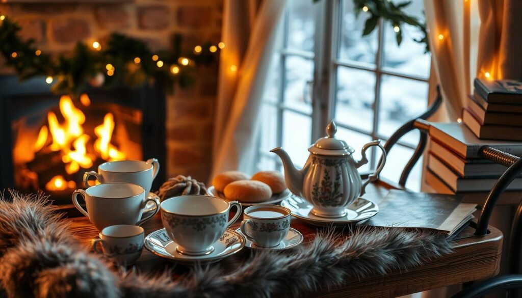 Winter Tea Cart Inspiration