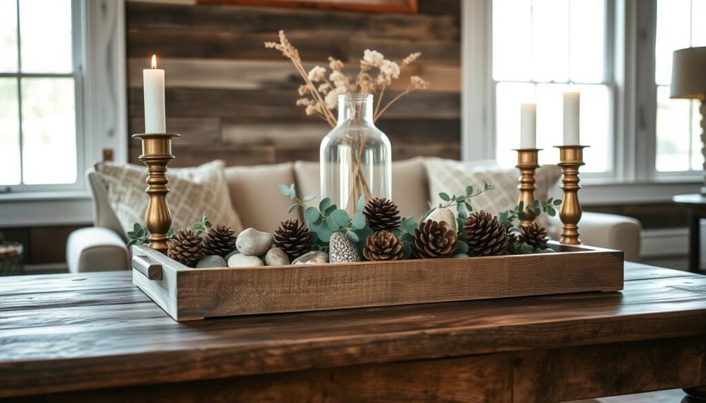 farmhouse coffee table decor ideas