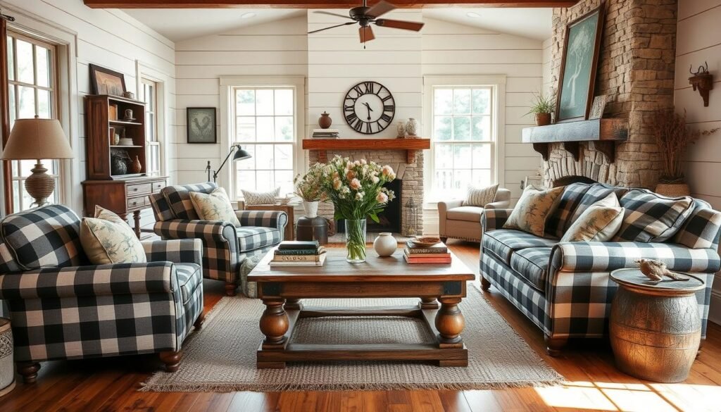 farmhouse style living room